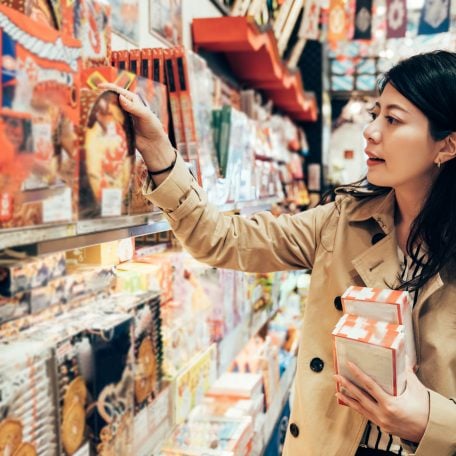 Shopping in an Asian Supermarket